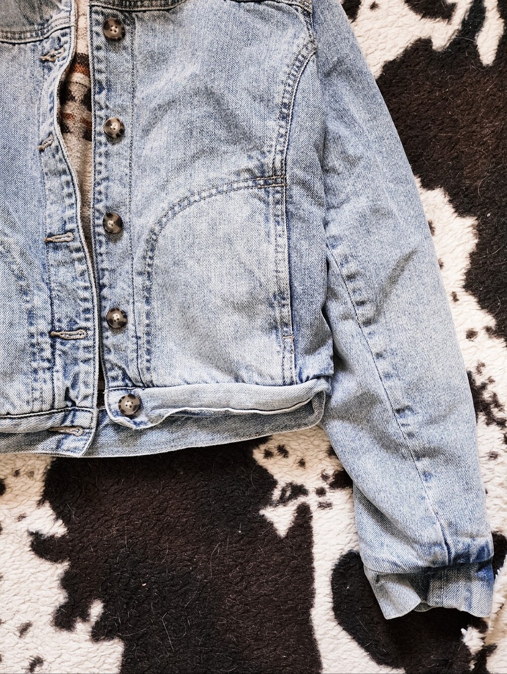 "IDYLLWIND" WOMEN'S REVERSIBLE TRUCKER JACKET - BLUE - Picture 2 of 6